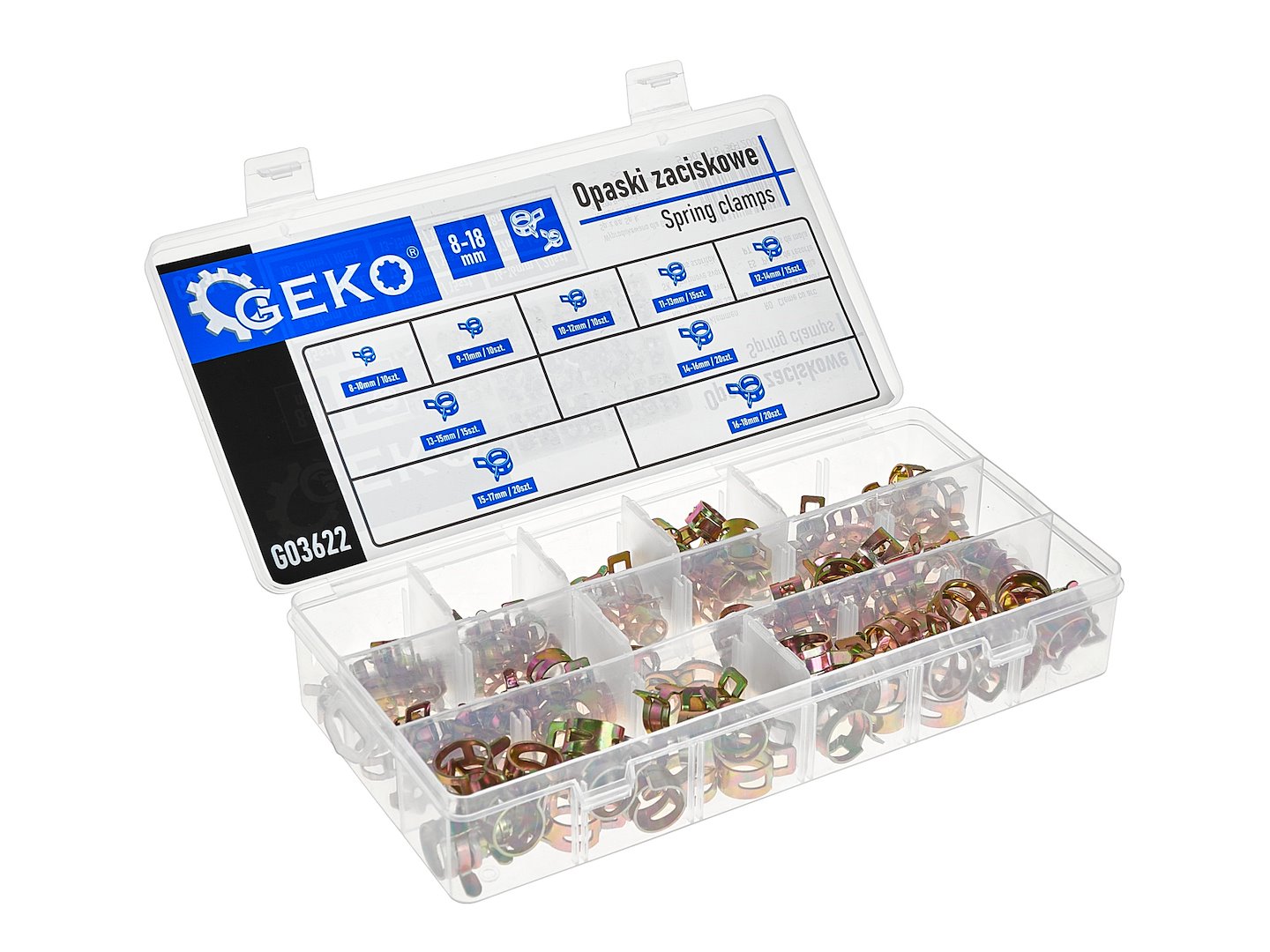 Комплект скоби за маркучи 135 броя GEKO