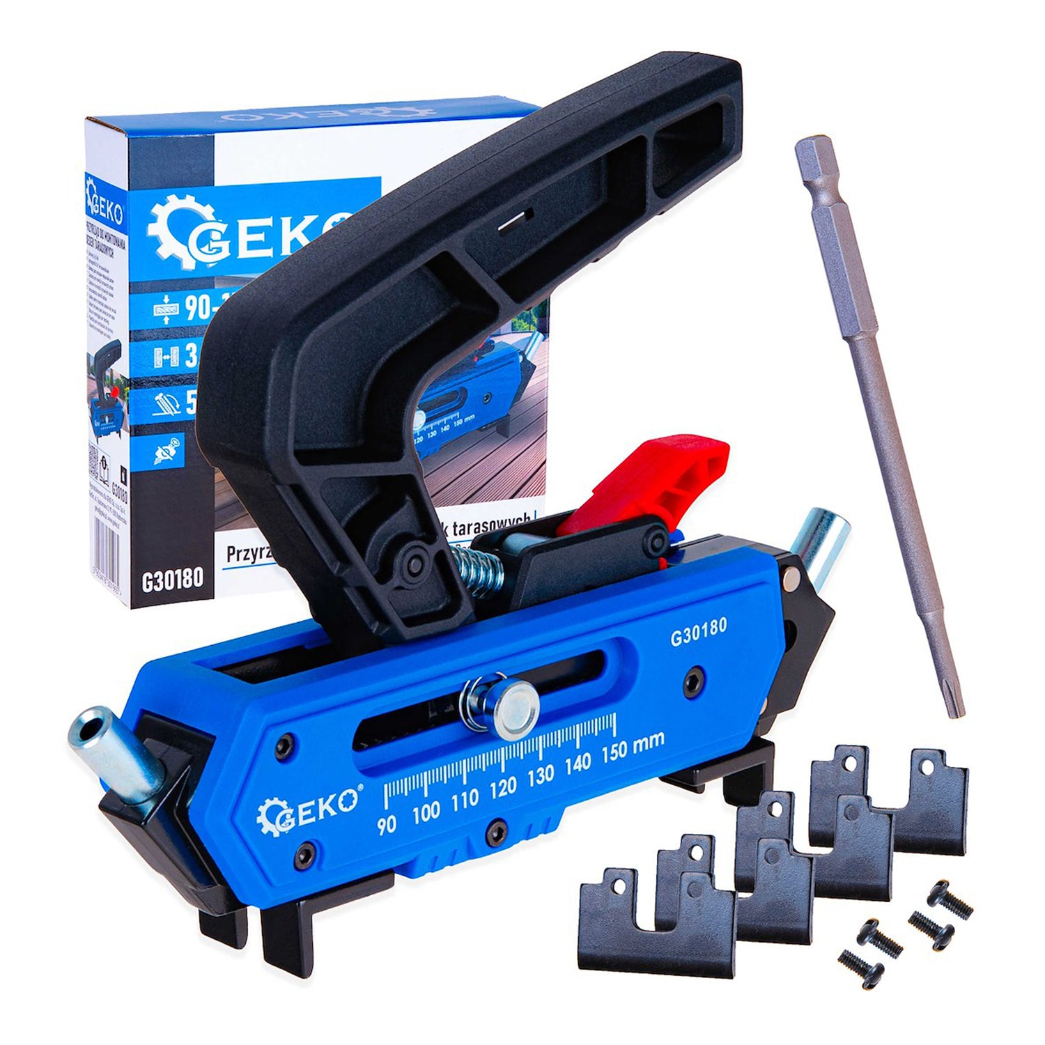 Устройство за монтаж на плочки на тераса със скрити винтове GEKO