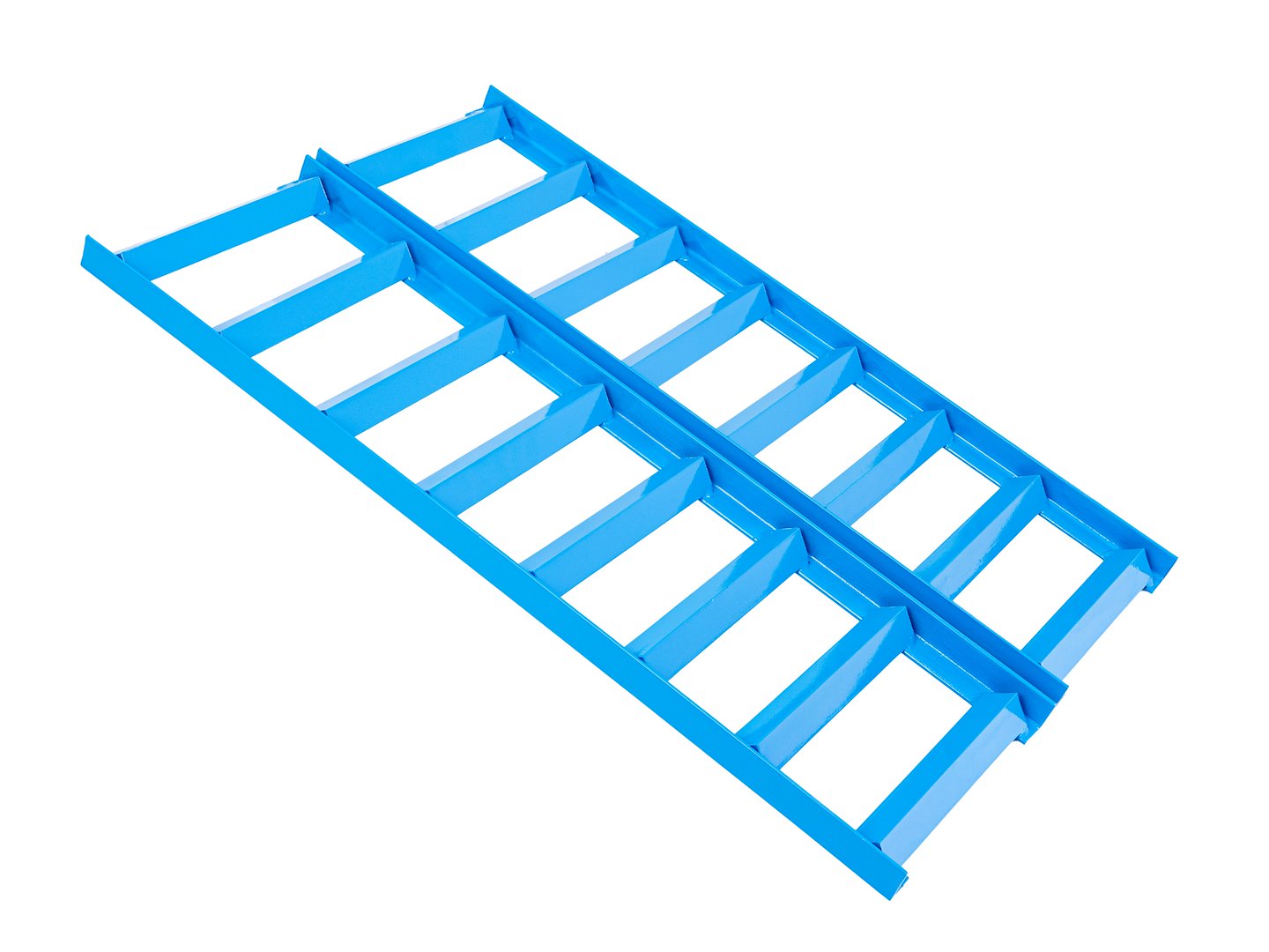 Комплект 2 стоманени удължители за рампа 80 см за автомобили с нисък просвет