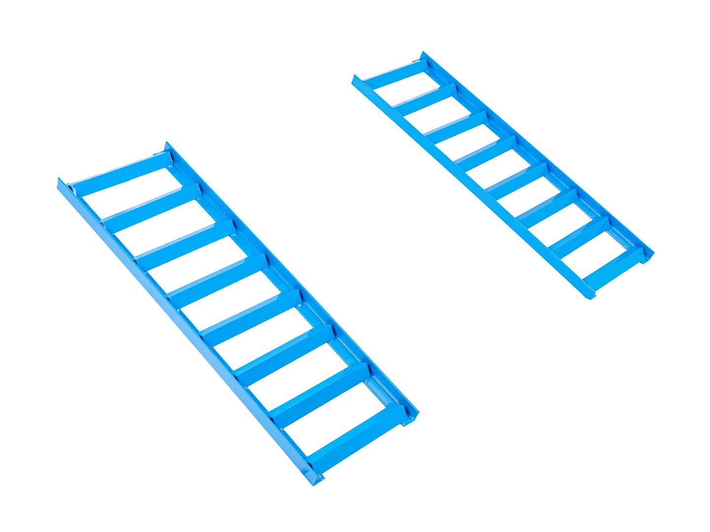 Комплект 2 стоманени удължители за рампа 80 см за автомобили с нисък просвет
