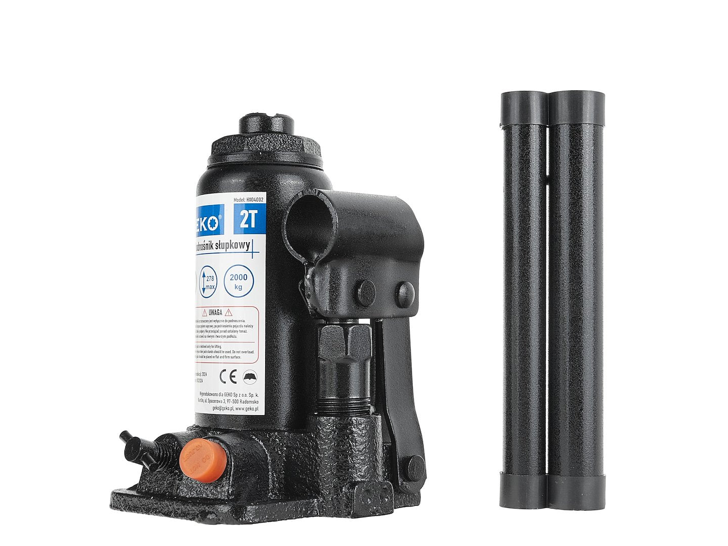 Хидравличен крик тип бутилка 2 т GEKO