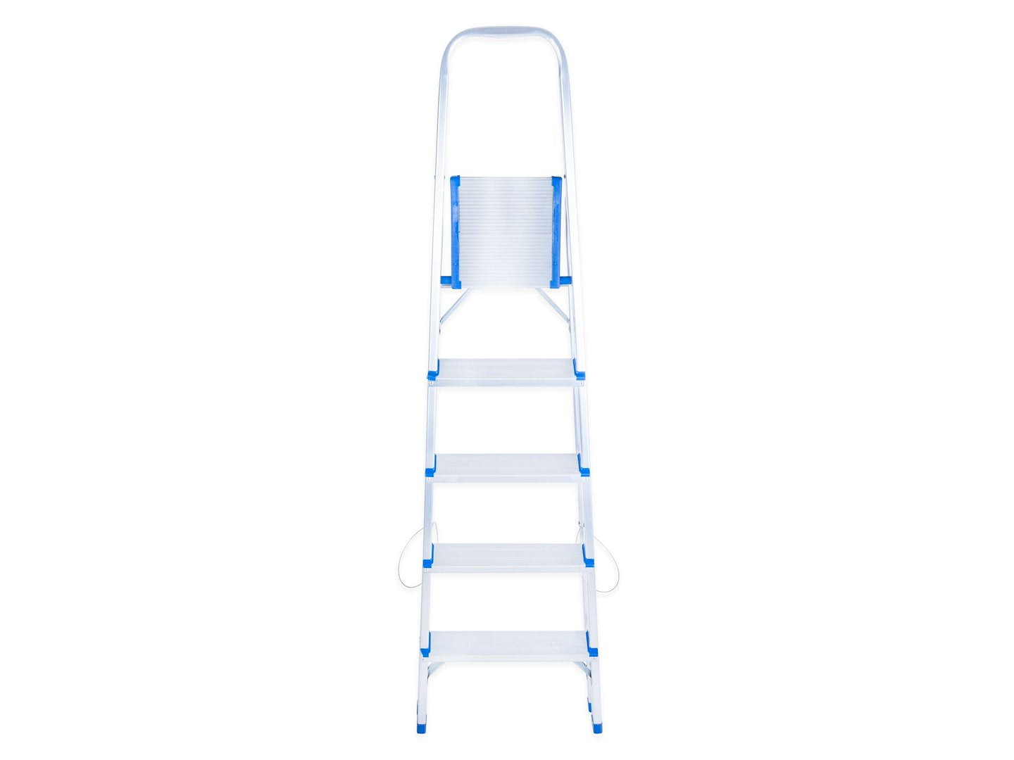 Сгъваема алуминиева стълба с 5 стъпала 150 кг GEKO