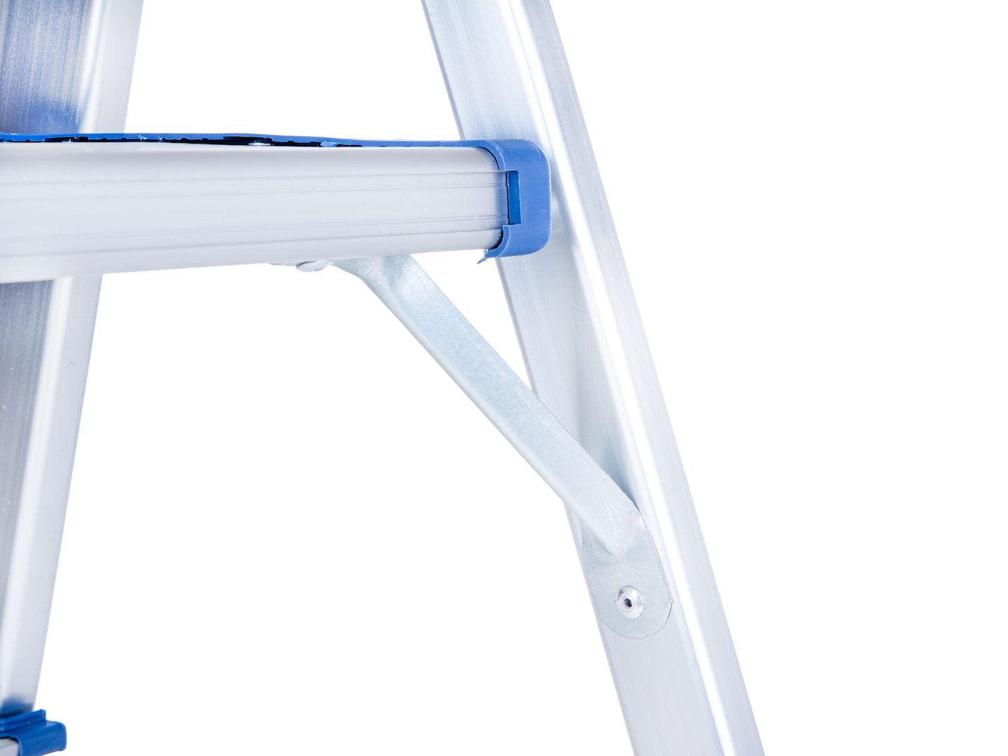 Сгъваема алуминиева стълба с 5 стъпала 150 кг GEKO