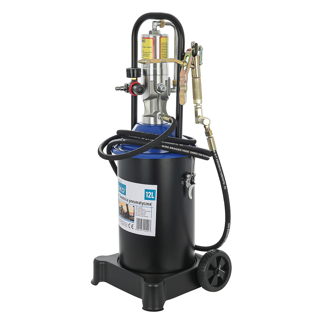 Пневматична помпа за гресиране 12 л GEKO
