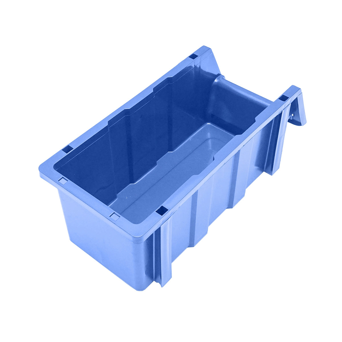 Стойка с 13 кутии за съхранение/организация, синя пластмасова кутия, 510x400x1000мм