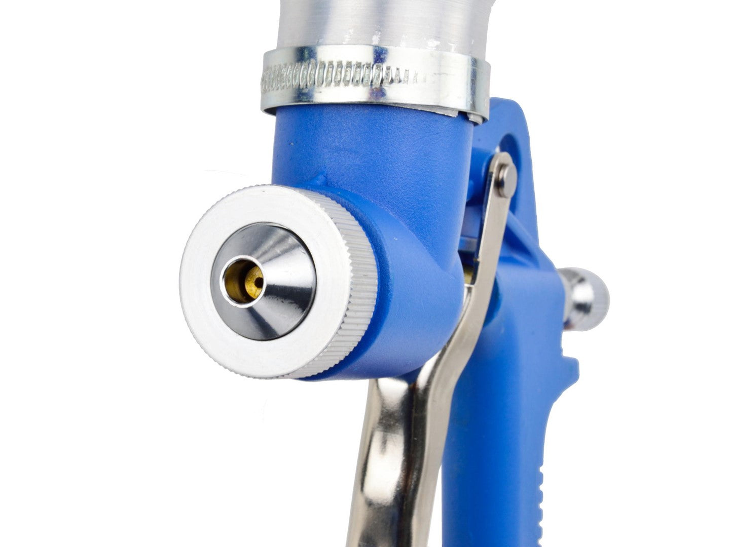 Пневматичен пистолет за мазилка и боя, дюза 4 6 8 мм и метален резервоар 4.5 л