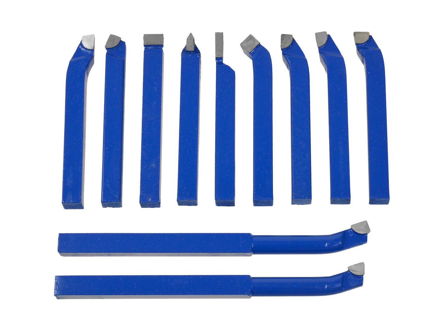 Комплект 11 карбидни ножа за струг 10 x 10 мм - GEKO