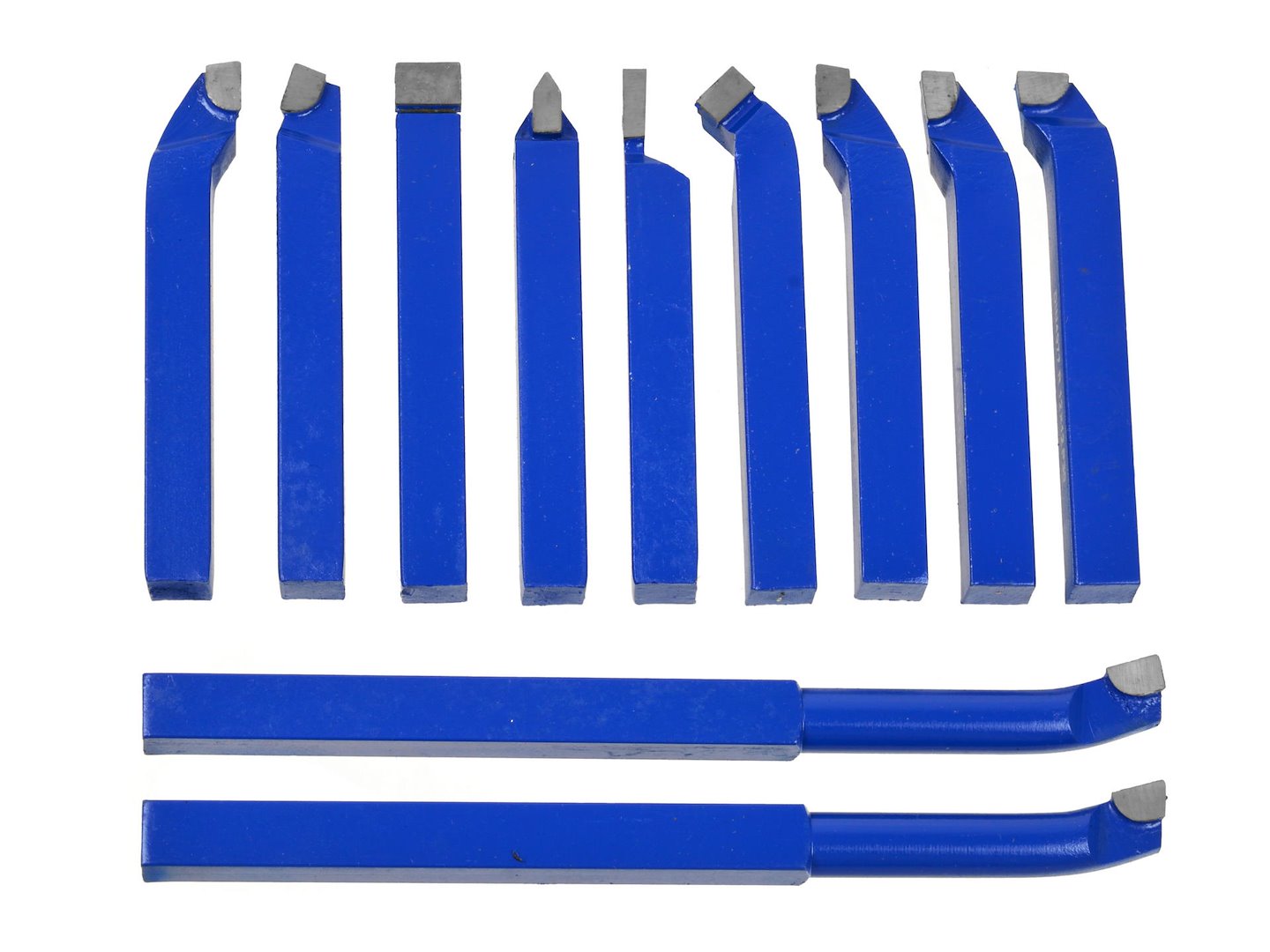 Комплект 11 карбидни ножа за струг 12 x 12 мм - GEKO