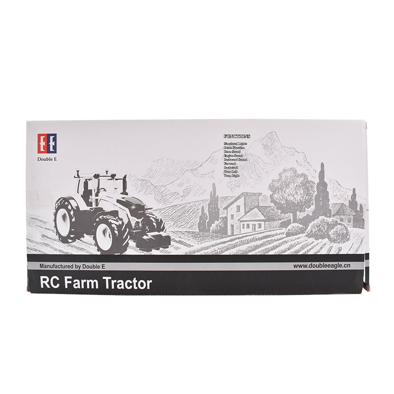 Трактор играчка с дистанционно doubleE RC 1:16 2.4 Ghz, светлини, звуци, обхват 25 м, скорост 2,16 км/ч