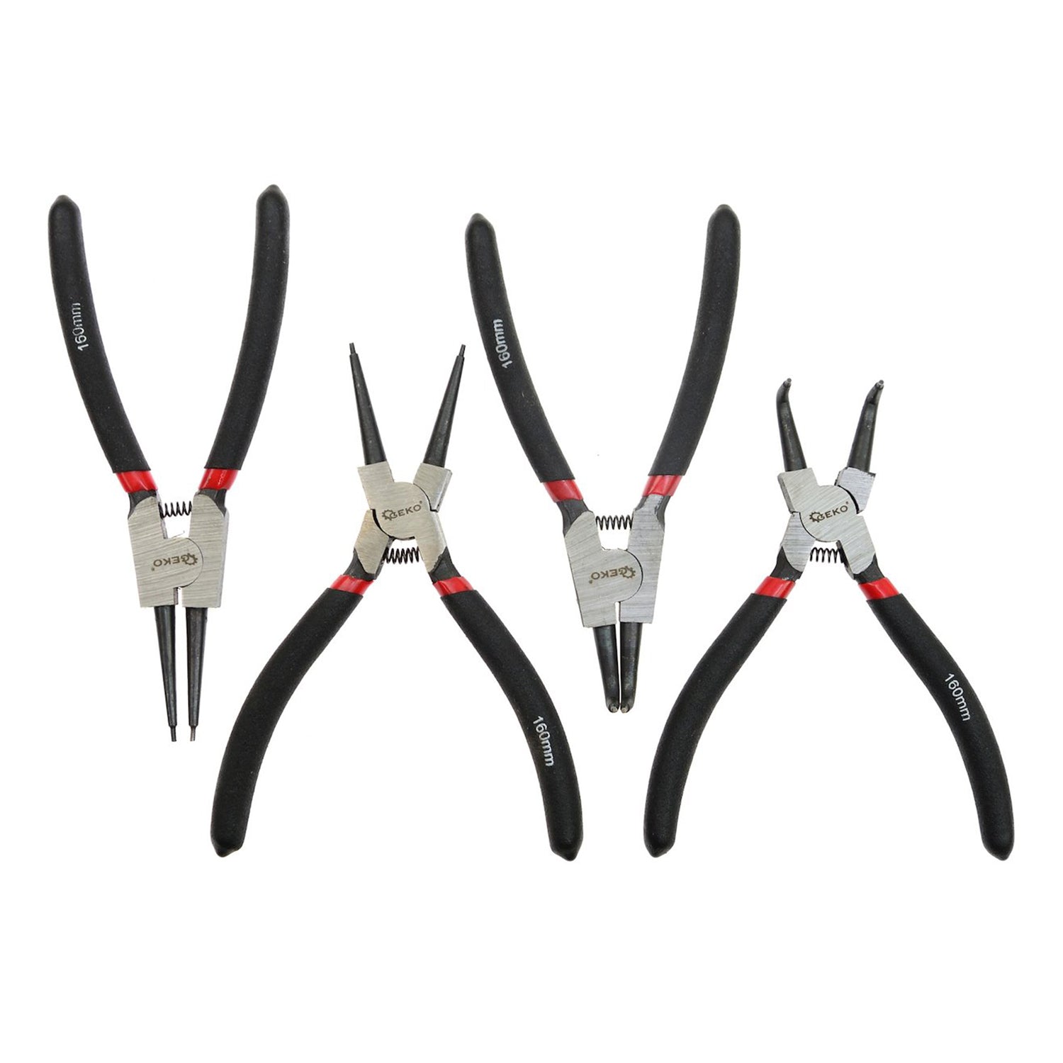 Комплект клещи зегер 6" 4 бр. GEKO