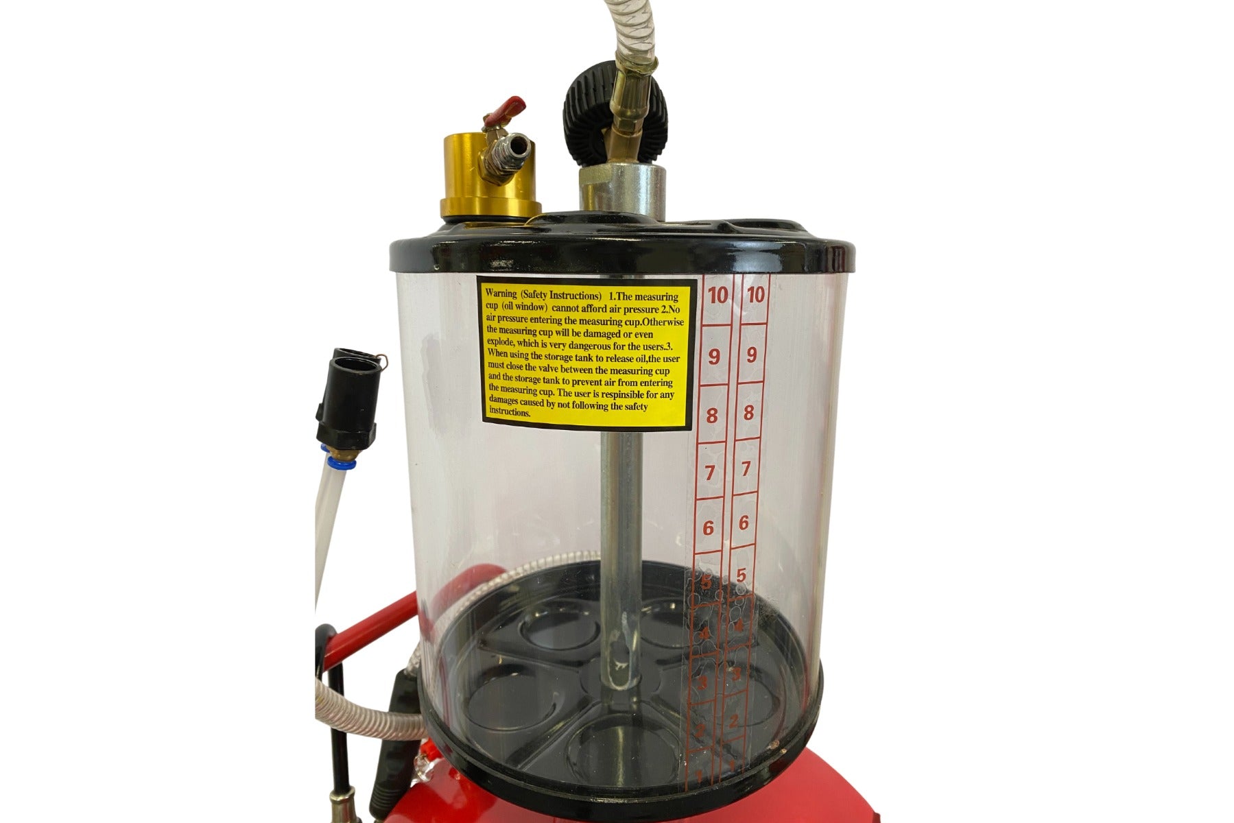 Пневматичен рекуператор на масло със засмукване 80 л INVENTO