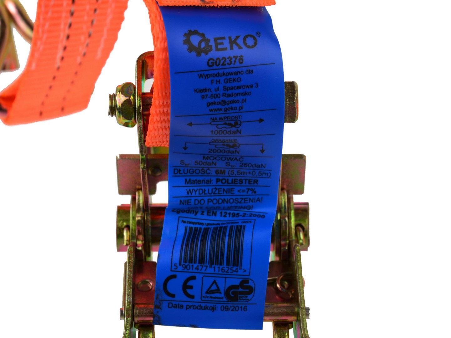 Укрепващ колан с тресчотка 6 м 2 т 35 мм