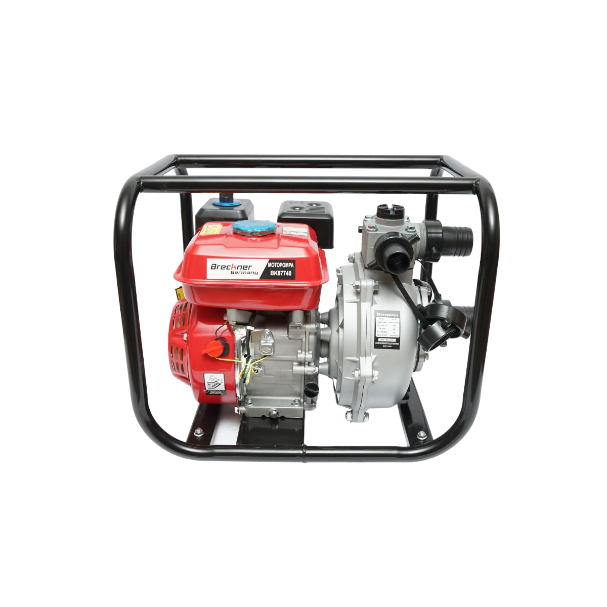 Моторна помпа WP20I тип двигател HONDA 7,5 СP, 2 цилиндъра макс. дебит 32m3/h. макс. дълбочина 8m. Височина макс. 55m