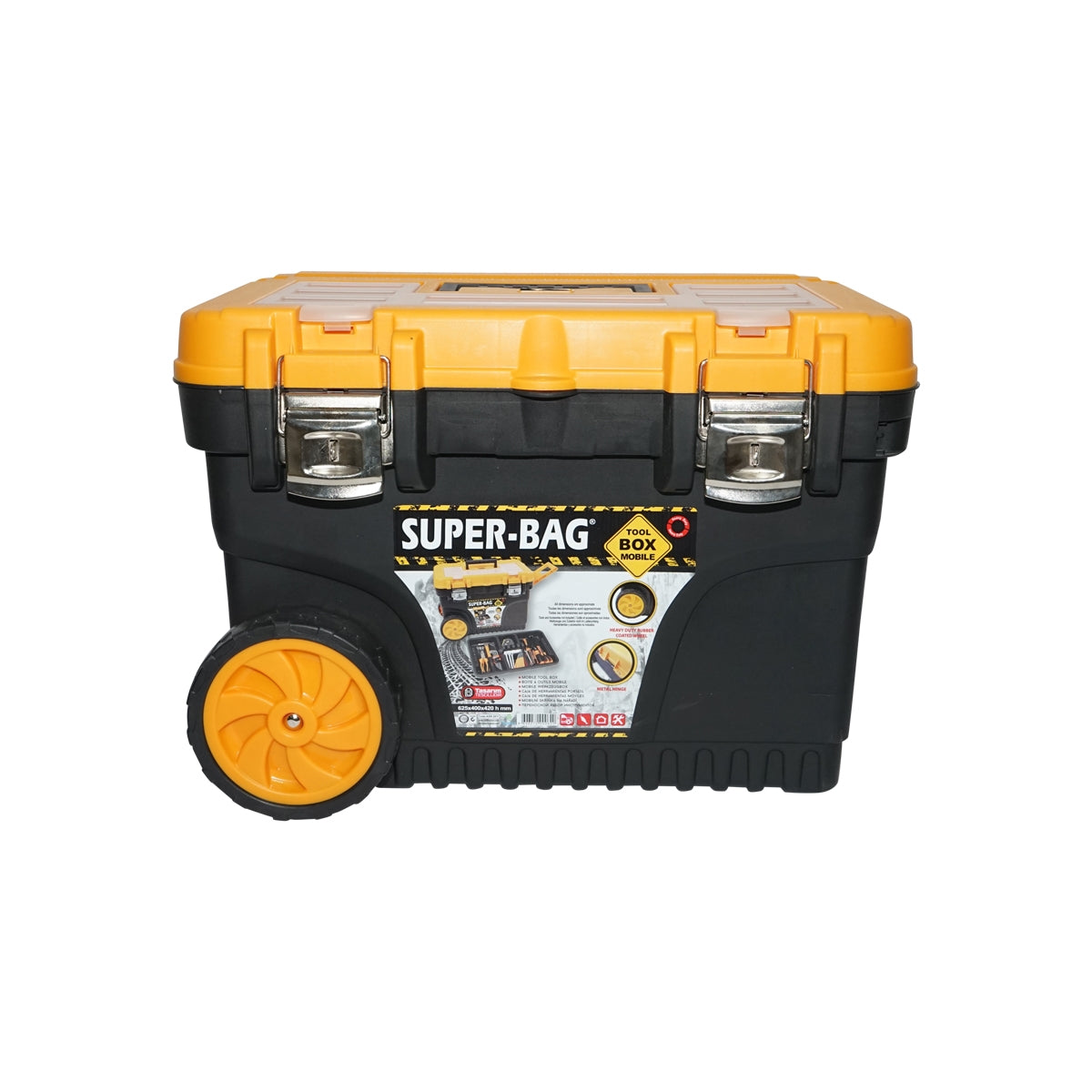 Кутия за инструменти heavy duty с колелца 652x400x420мм