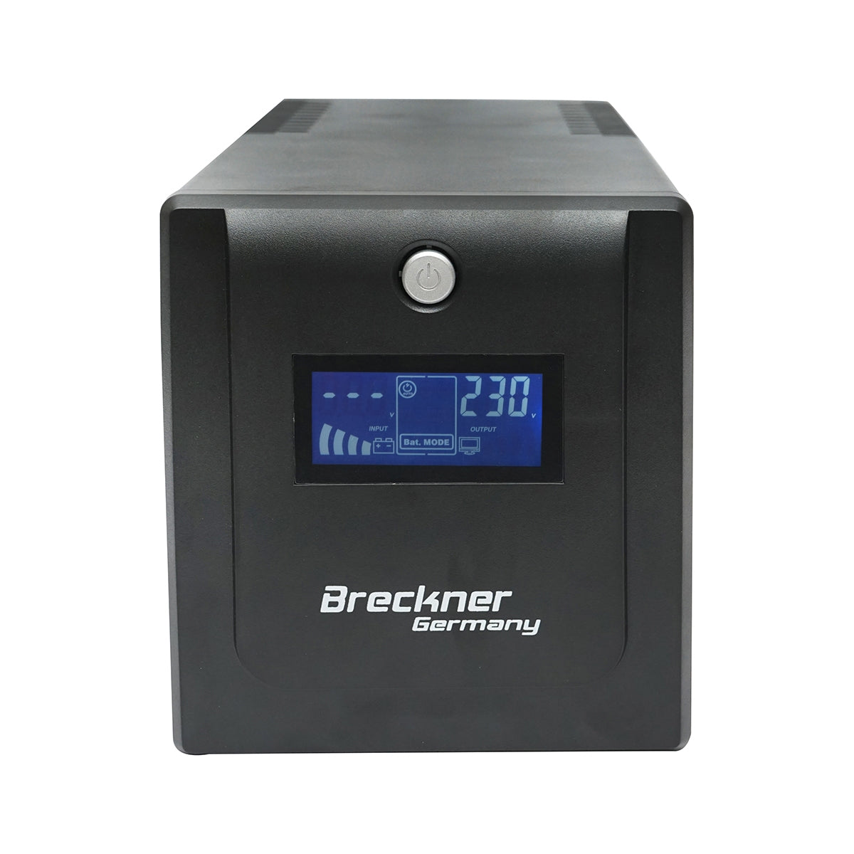 UPS устройство 1500VA/900W с 2x9Ah батерии и 4 шуко гнезда, LCD, USB, AVR Breckner Germany