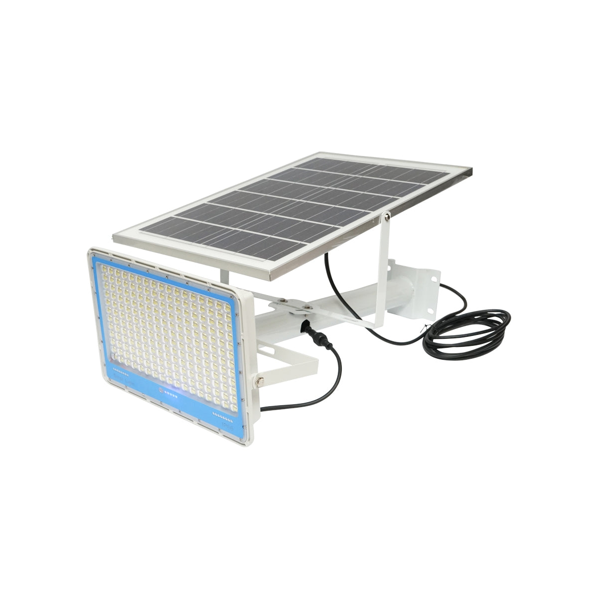 LED прожектор 400W, 6500K със соларен панел 28W дистанционно и батерия 40Ah Breckner Germany