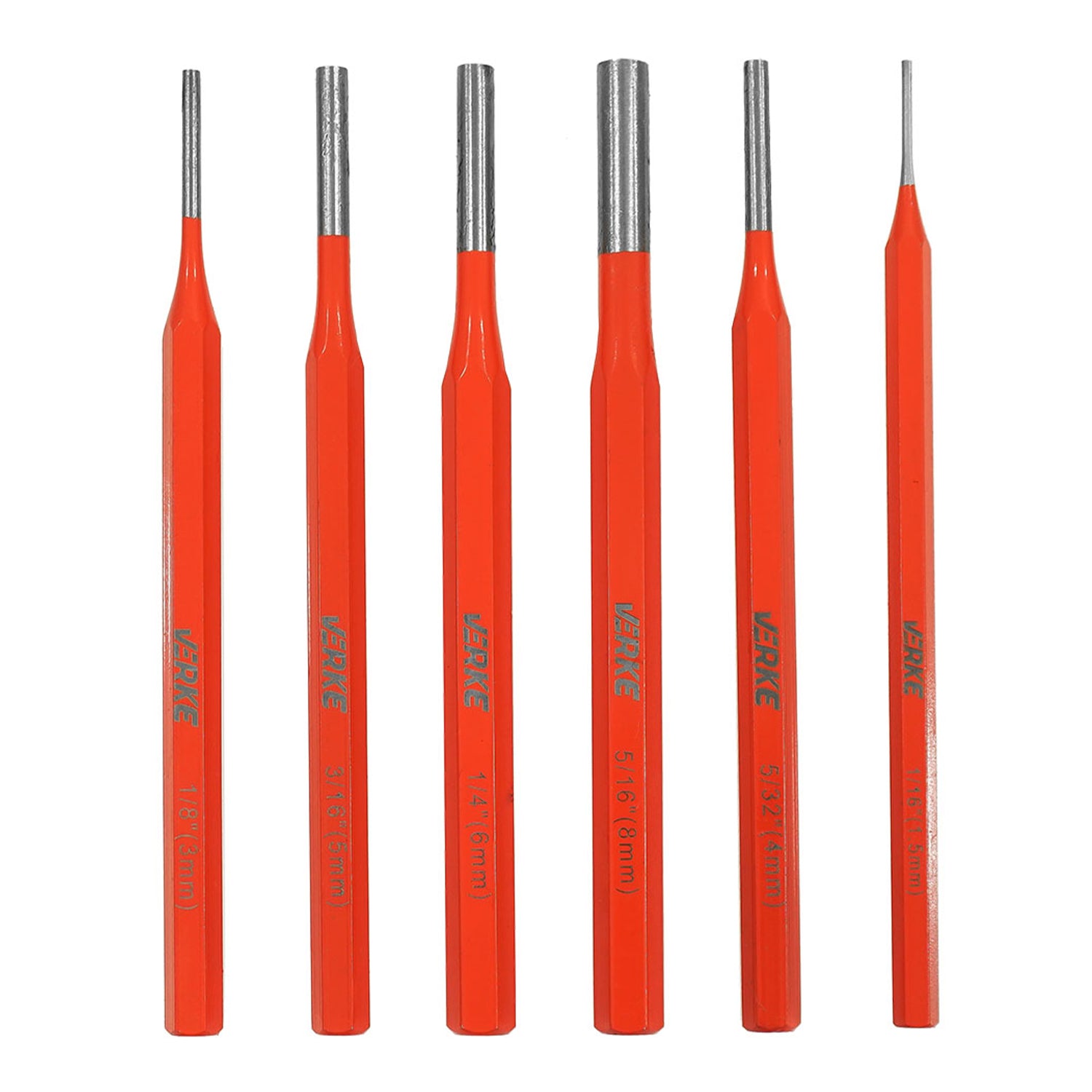 Комплект 6 цилиндрични шила - VERKE