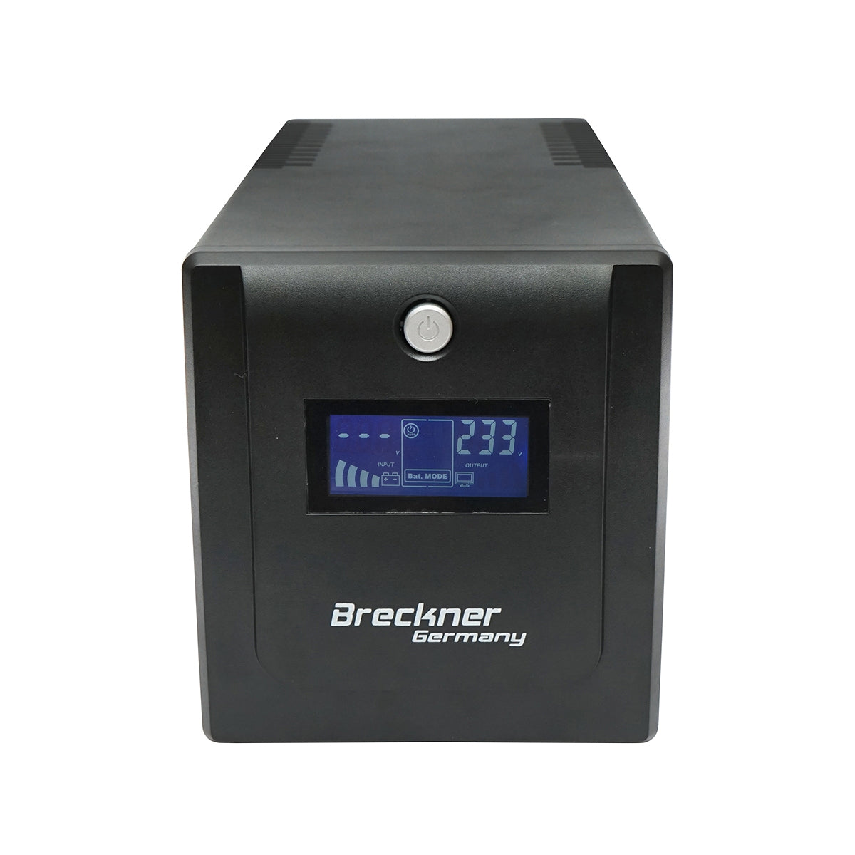 UPS устройство 1000VA/600W с 2x7,5Ah батерии и 4 шуко гнезда, LCD, USB Breckner Germany