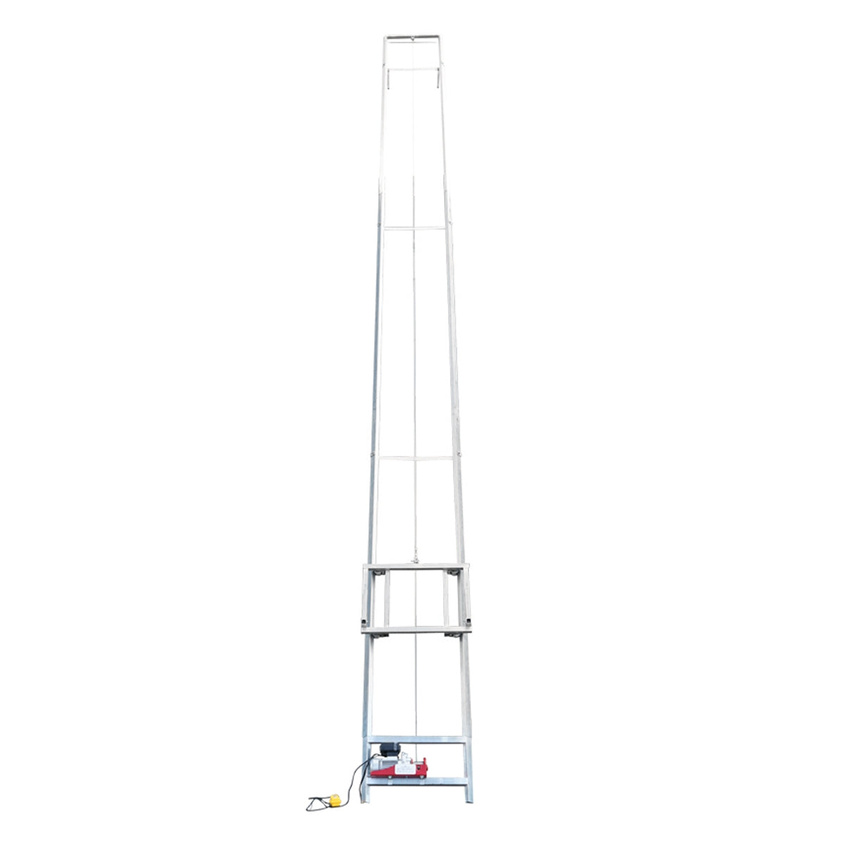 Електрически асансьор с дистанционно управление за вдигане до покрив 12 м