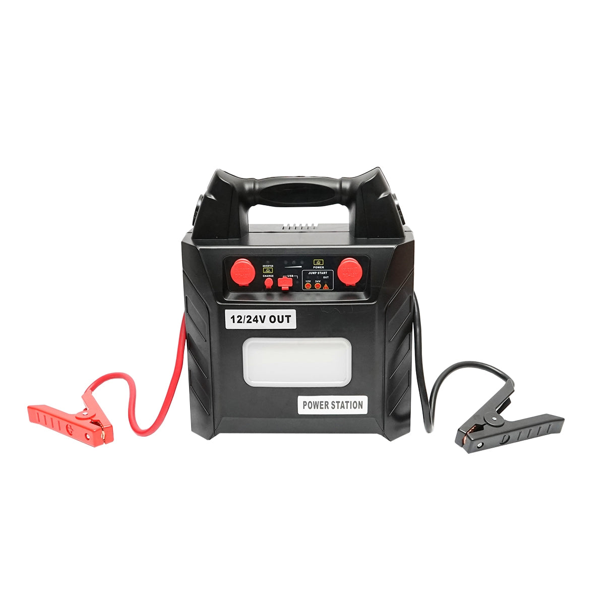 Преносим стартов робот с 5 функции 12/24V 300W 600-3000A, включена батерия, 3W LED лампа и 1xUSB 5V/2.1A