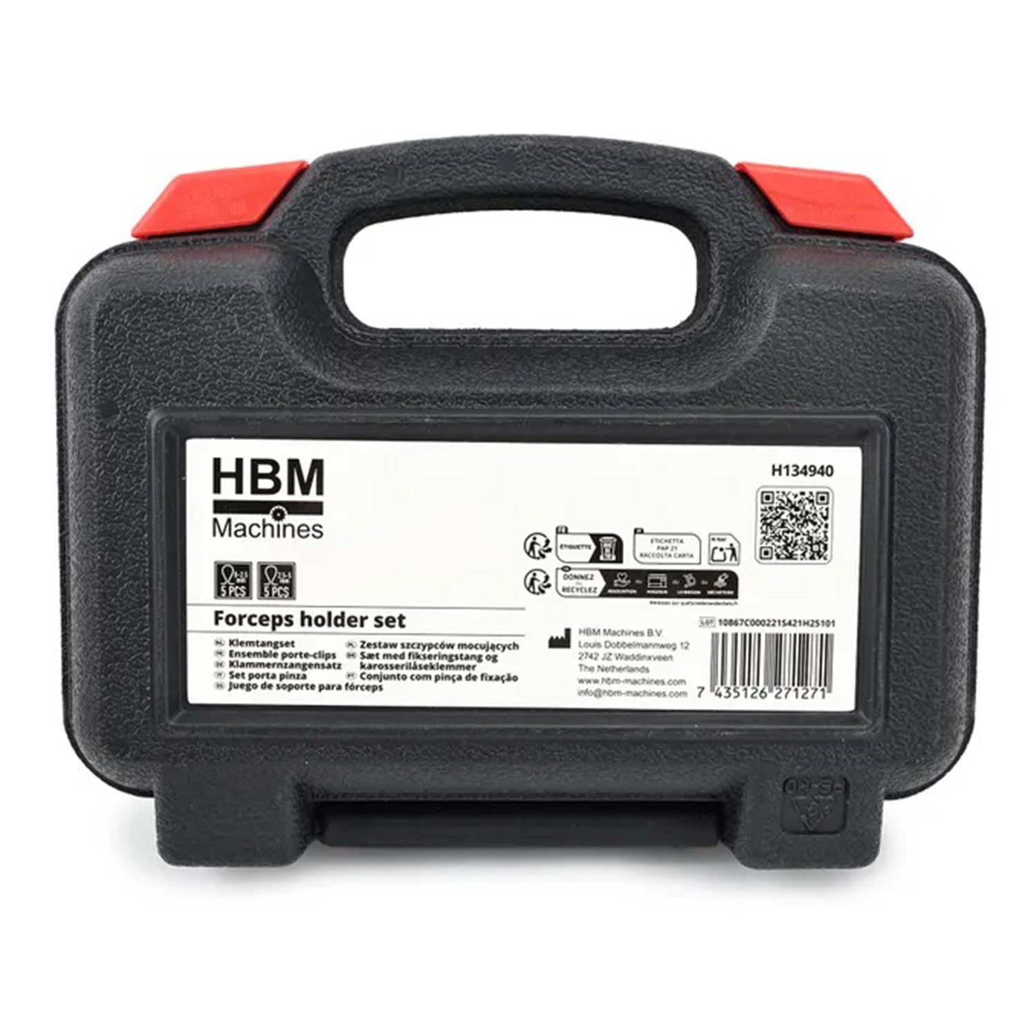 Клещи и скоби за фиксиране на плоскости за заваряване, 11 части HBM