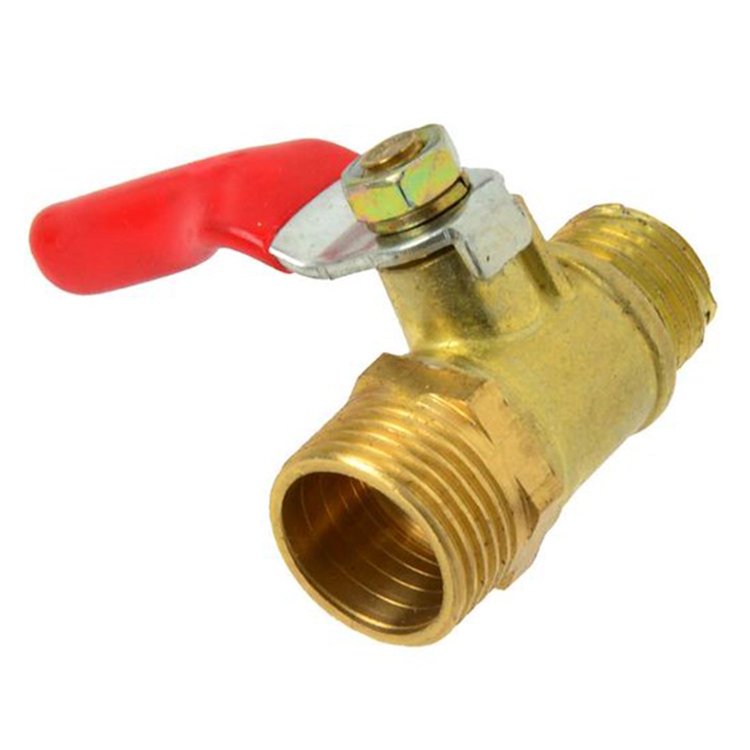 Сферичен кран 1/4" - хидравличен / пневматичен, месинг, 35 мм - GEKO