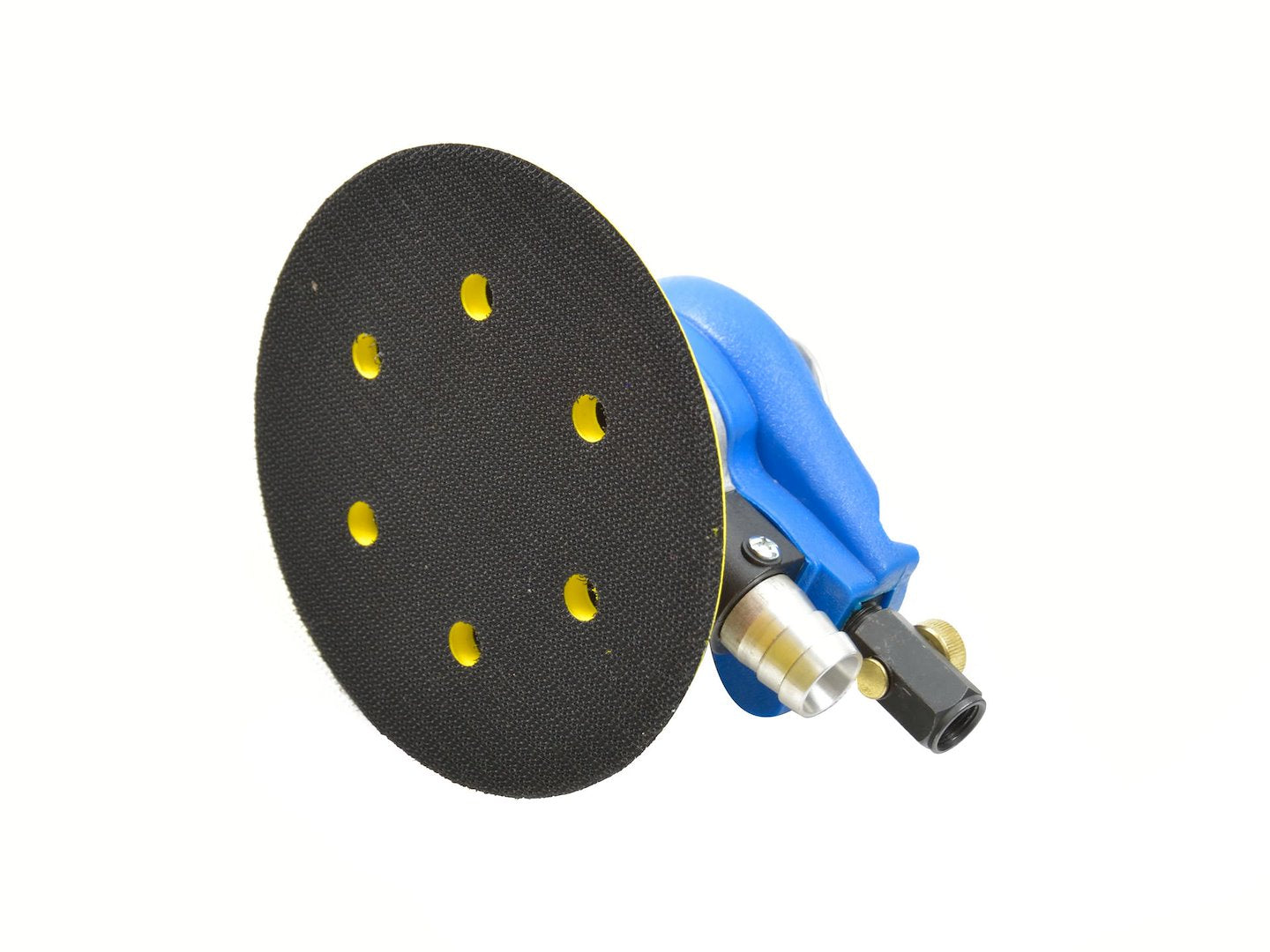 Пневматичен ексцентършлайф, ротационен 150 мм - с маркуч и плик за прах - GEKO