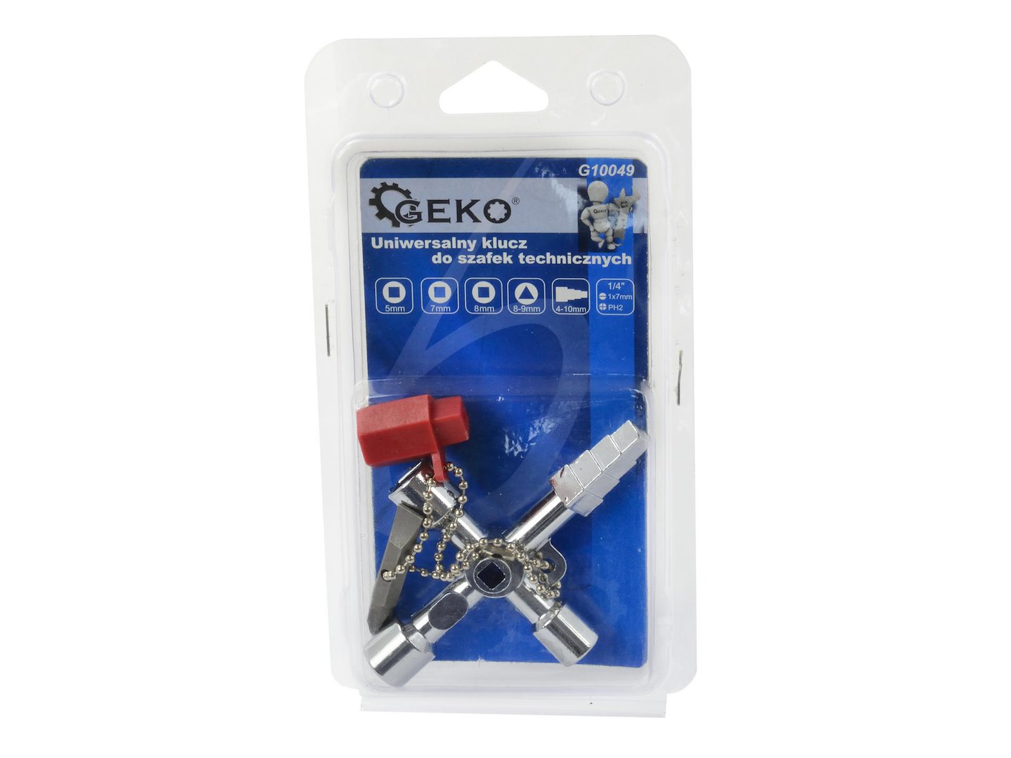 Универсален ключ за технически шкафове GEKO