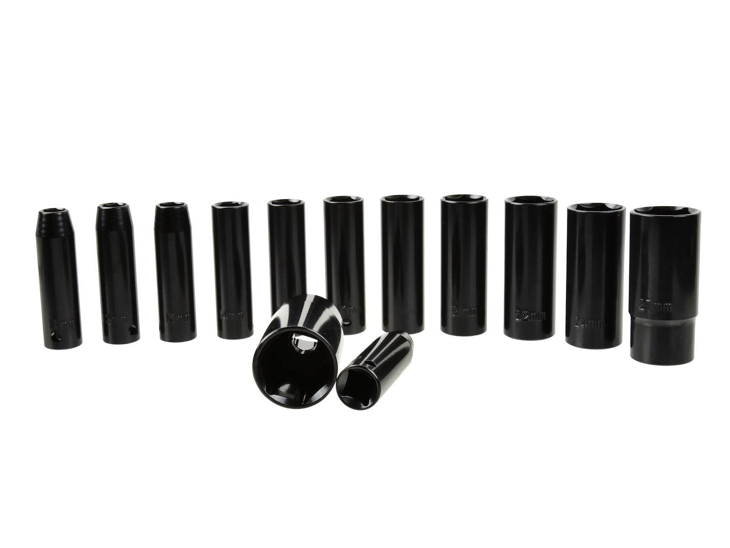 Комплект вложки 1/2" ударни и дълги 10-30 мм 78 мм 13 бр. GEKO