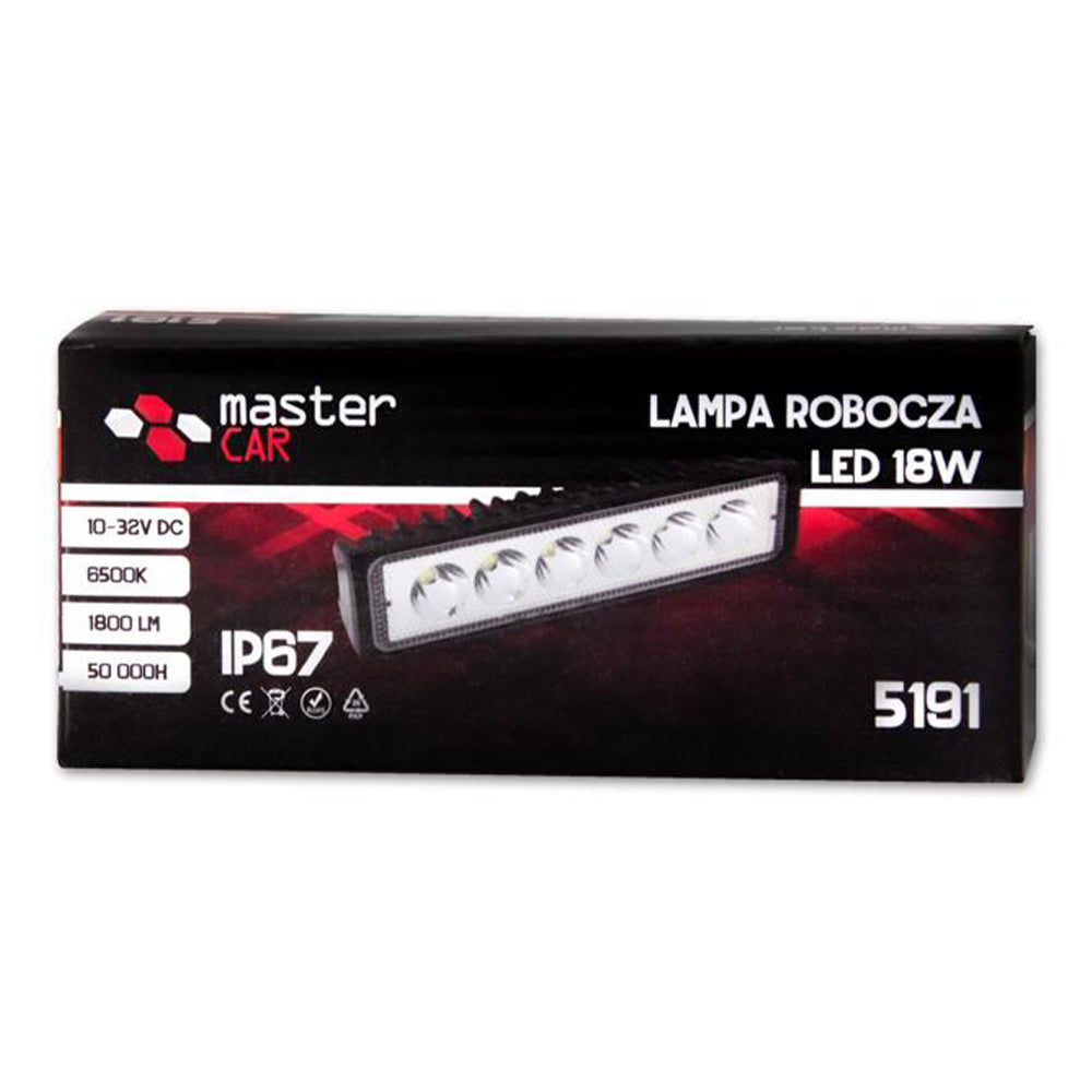 Прожектор LED AUTO 18W 10-32V 6 LED светлини