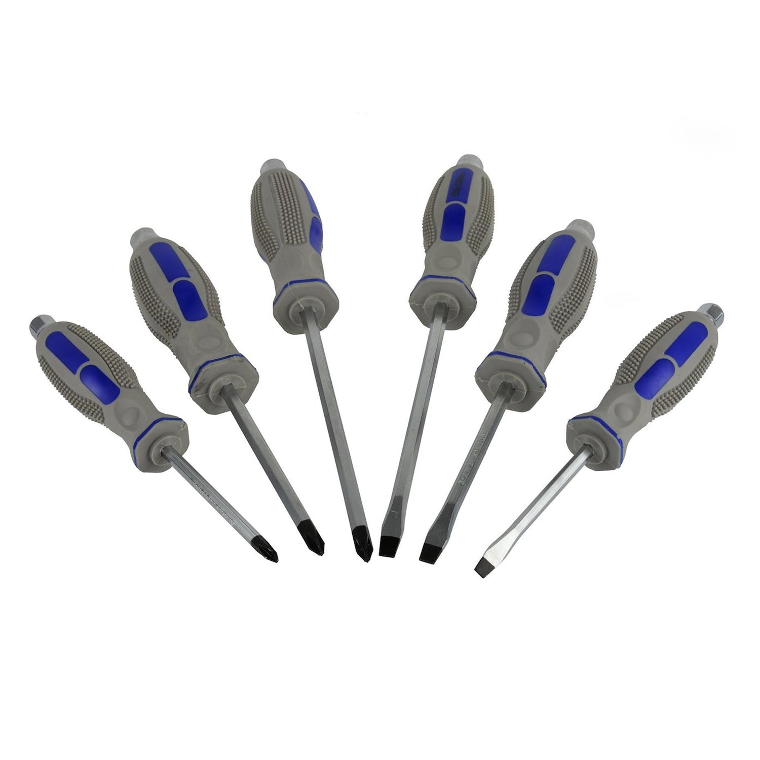 Комплект 6 механични ударни отвертки CRV GEKO