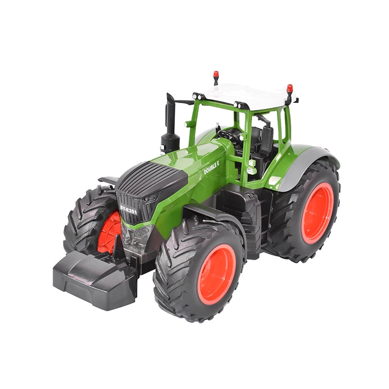Трактор играчка с дистанционно doubleE RC 1:16 2.4 Ghz, светлини, звуци, обхват 25 м, скорост 2,16 км/ч