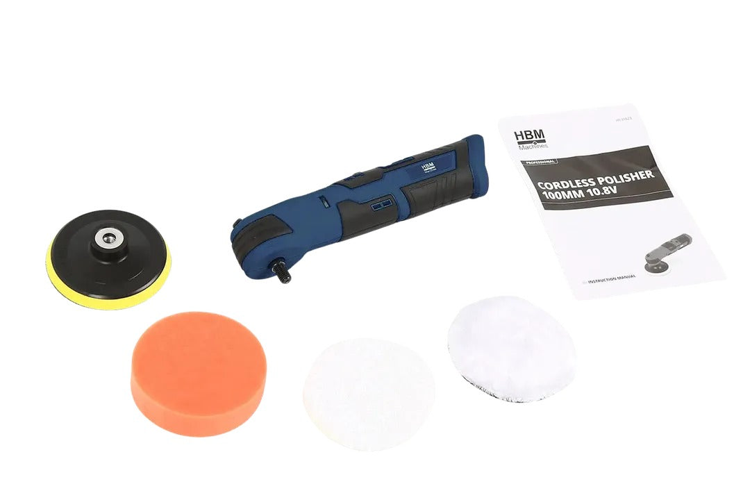 Полираща машина без акумулатор 100 мм, 10.8V HBM