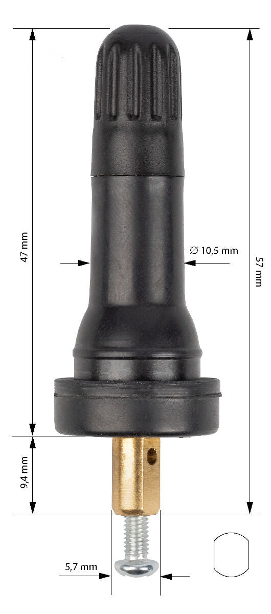 Вентил за сензор на налягане TPMS 562-3904