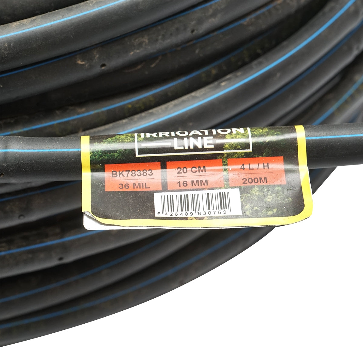 Тръба за капково напояване, ролка 200м 4 л/ч, D16мм разс. 20см Breckner Germany