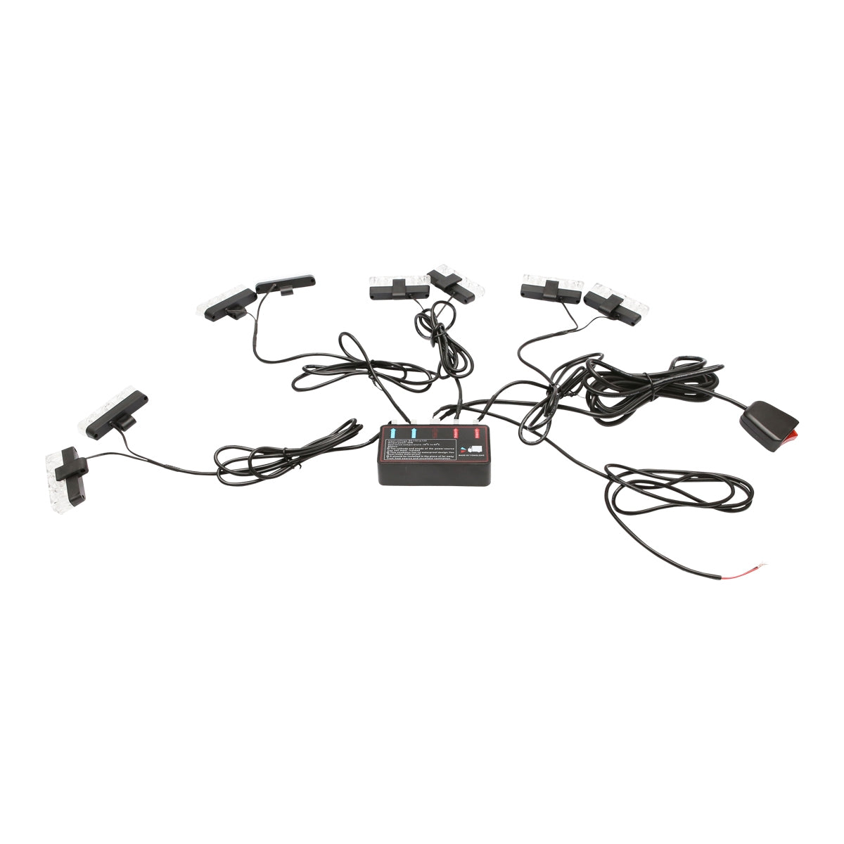 Комплект 8 стробоскопа с 3 LED, жълта светлина 12V Breckner Germany