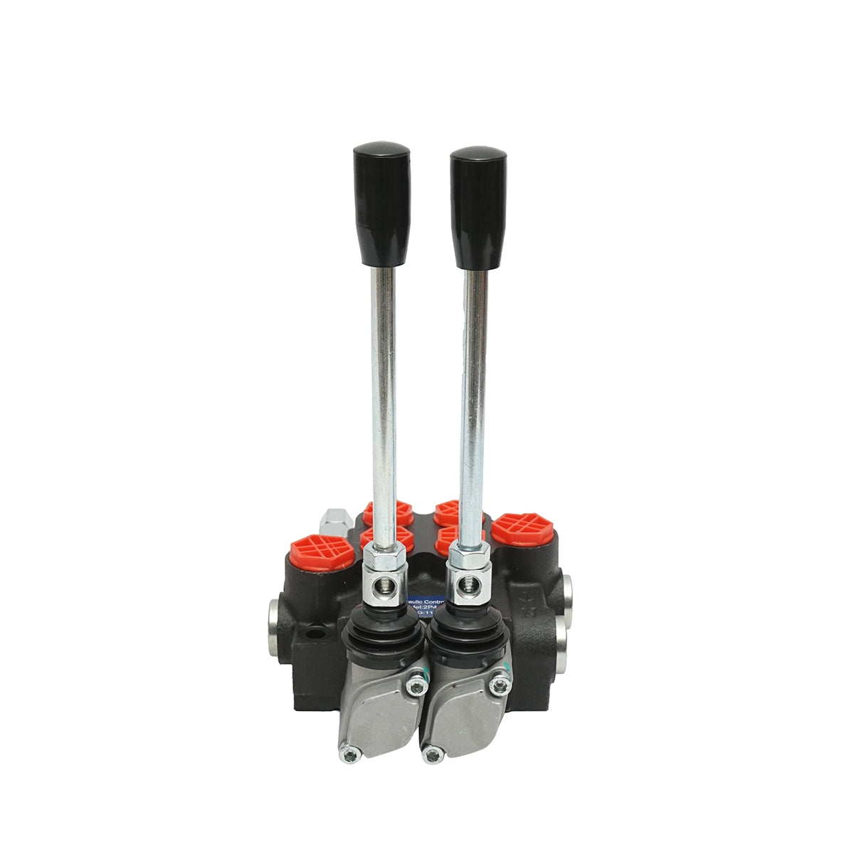 Хидравличен разпределител с 2 лоста поток 40L/min с включен лост и редуктор -15 /+80 Breckner Germany