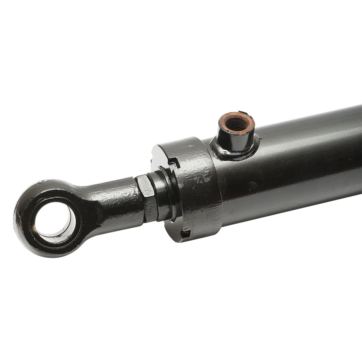 Хидравличен цилиндър за обръщателен плуг 73x63x40x1300 ход на отваряне 1000мм с хидравлична връзка fi18 Breckner Germany