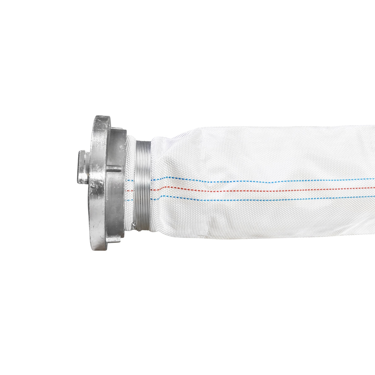 Пожарникарски/напоителен маркуч от PVC 4 инча, дължина 20м с алуминиева връзка, макс. 6 bar, плат Breckner Germany