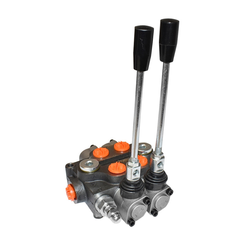 Хидравличен разпределител 2 лоста налягане 160-200 bar, дебит 80л/мин -30 - +70C RA14