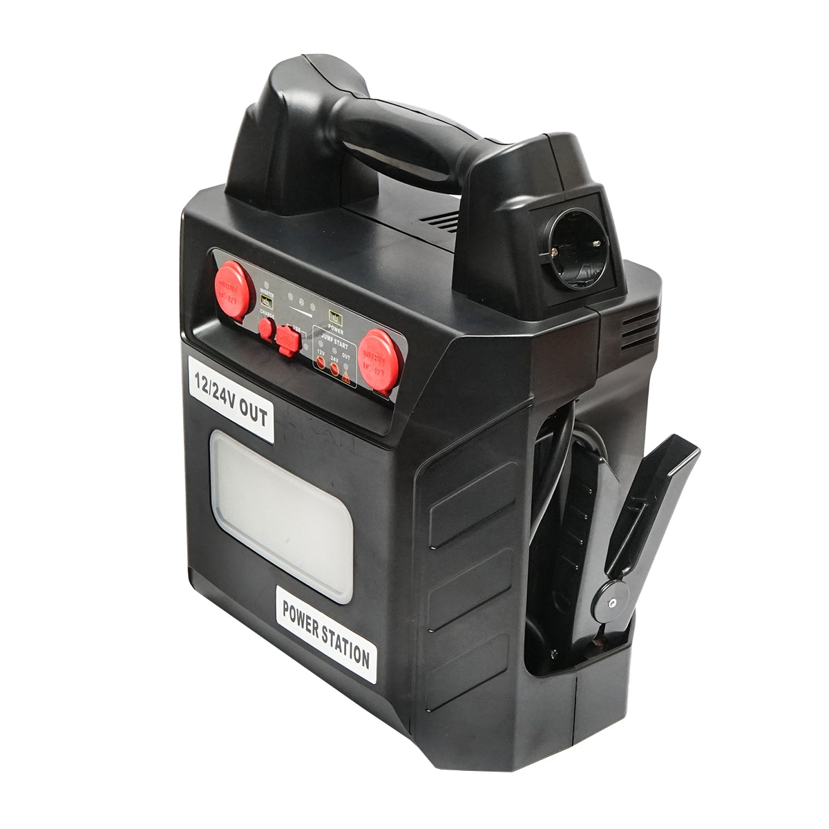 Преносим стартов робот с 5 функции 12/24V 300W 600-3000A, включена батерия, 3W LED лампа и 1xUSB 5V/2.1A