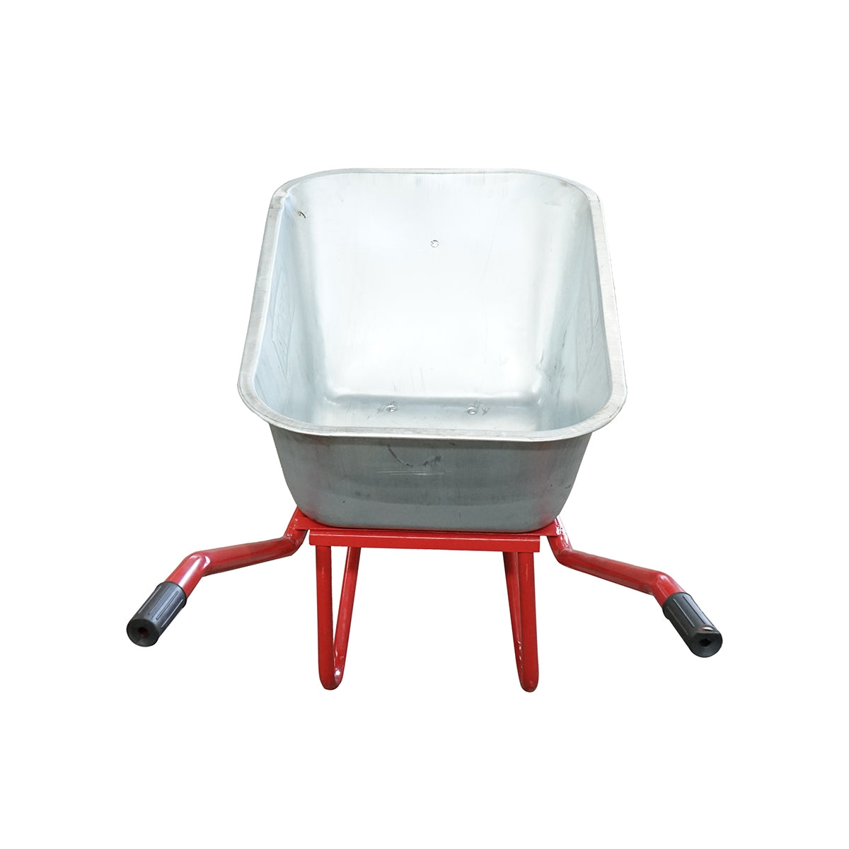 Метална количка 80л с пневматично колело 350/8 и поцинкована купа 880x600х270мм Thor