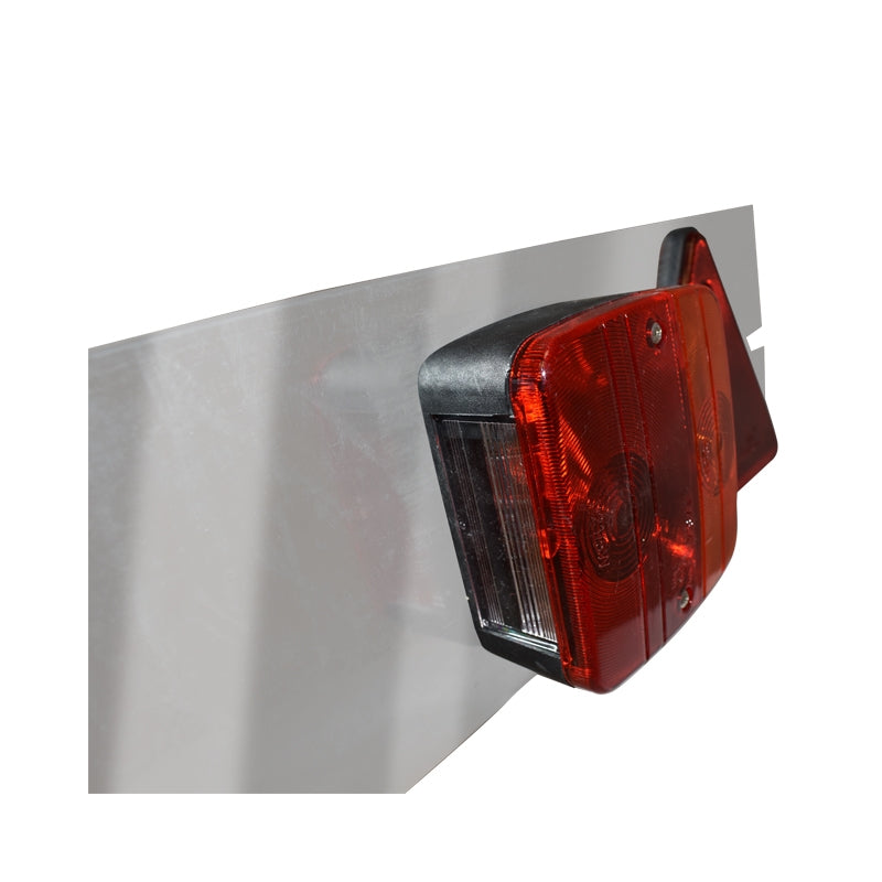 Греда за ремарке 1200 мм, 2х лампа, 2х светлоотразителен триъгълник, 6 м кабел и 7-пинов 12V контакт