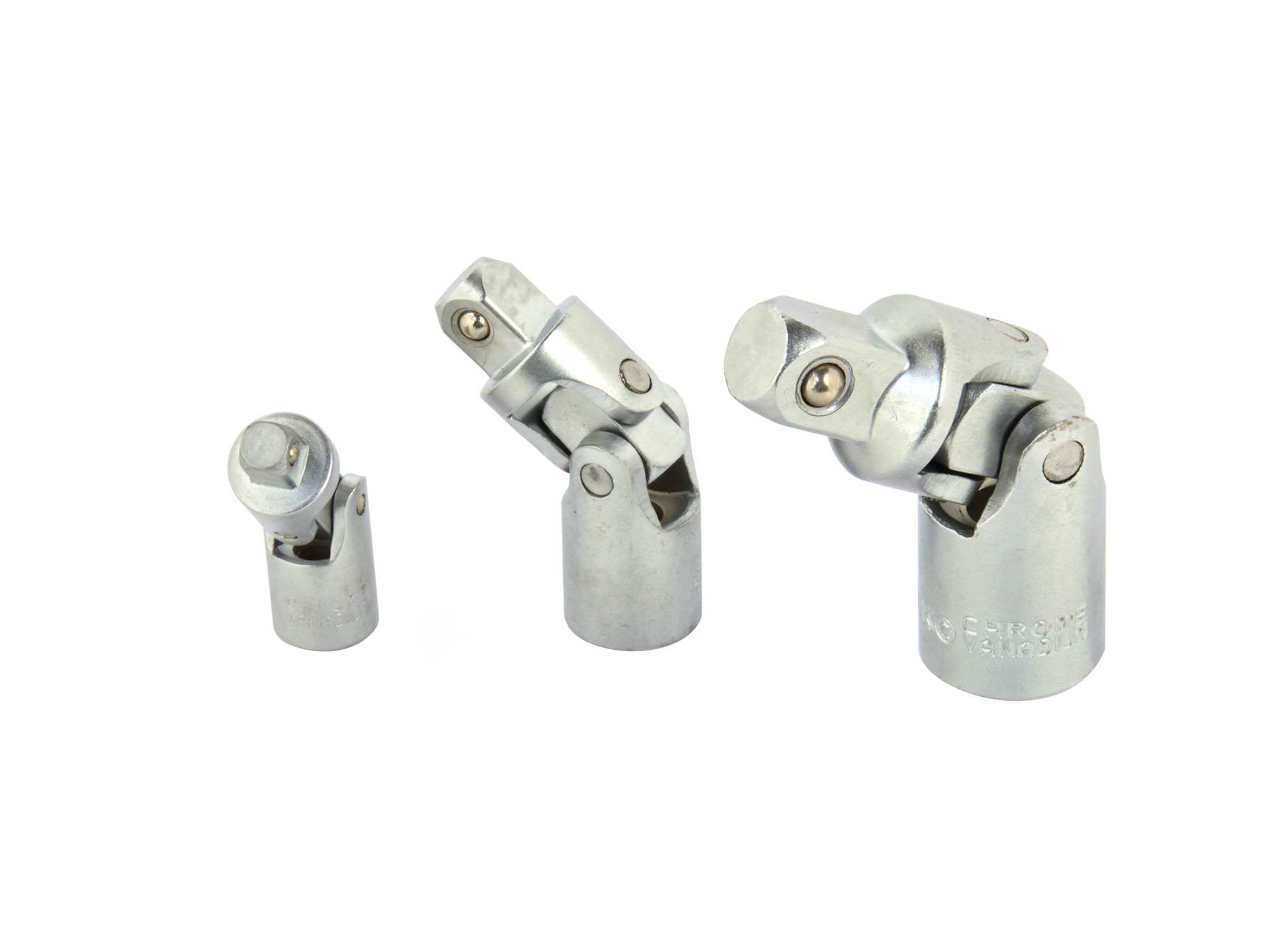 Комплект адаптери и кардани - 1/4", 3/8" и 1/2"