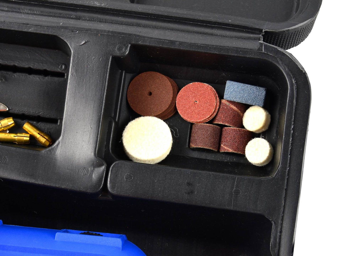 Комплект мини шлифовъчна машина с аксесоари 40 броя 220V GEKO