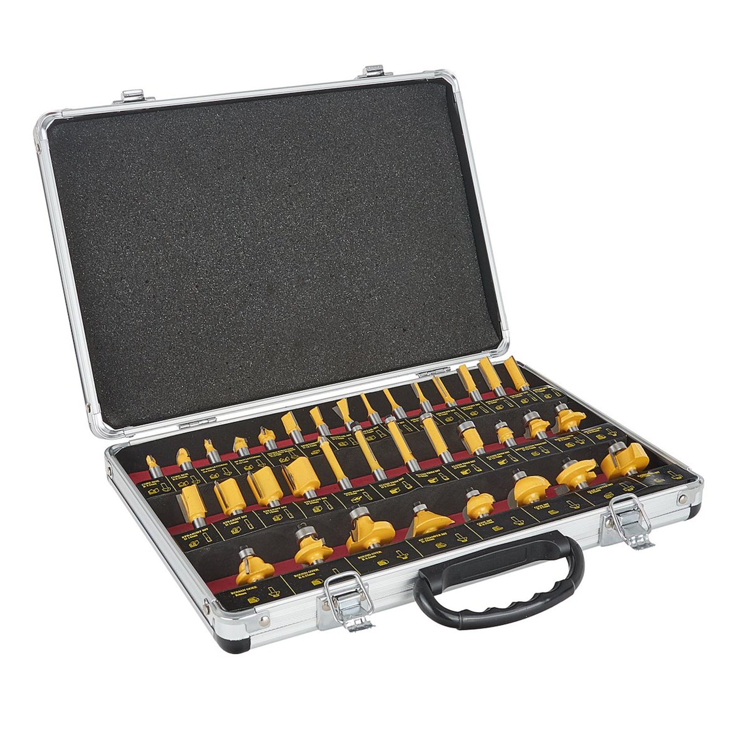 Комплект 35 фрези за дърво KELTIN