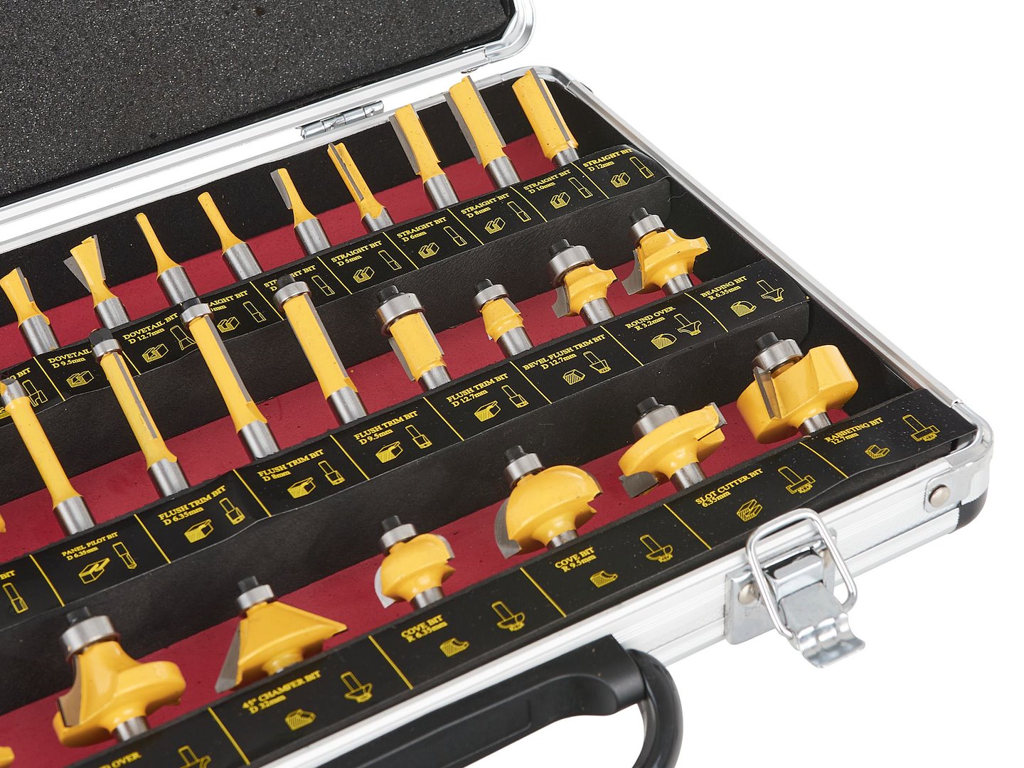 Комплект 35 фрези за дърво KELTIN