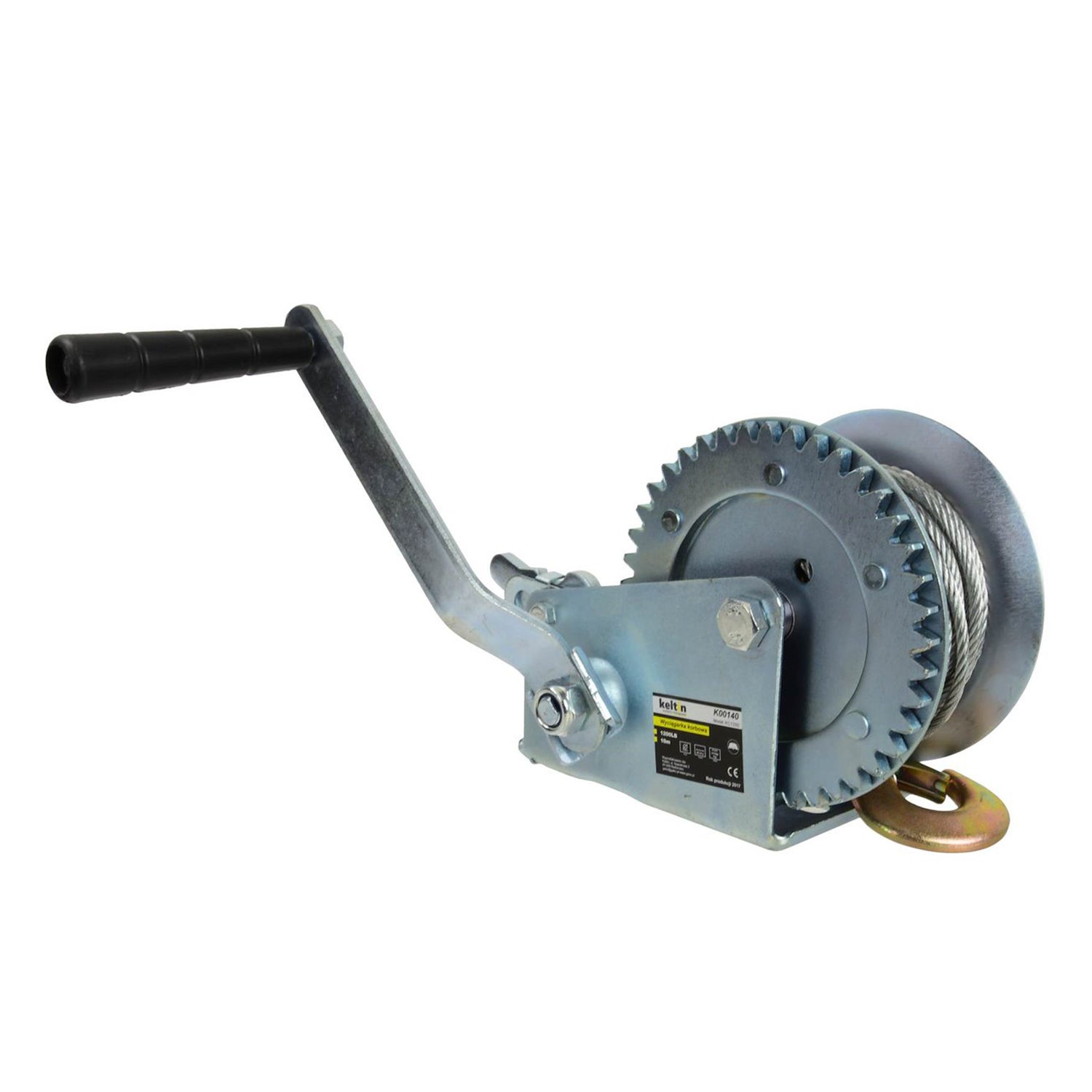 Ръчна лебедка 10 м 545 кг KELTIN