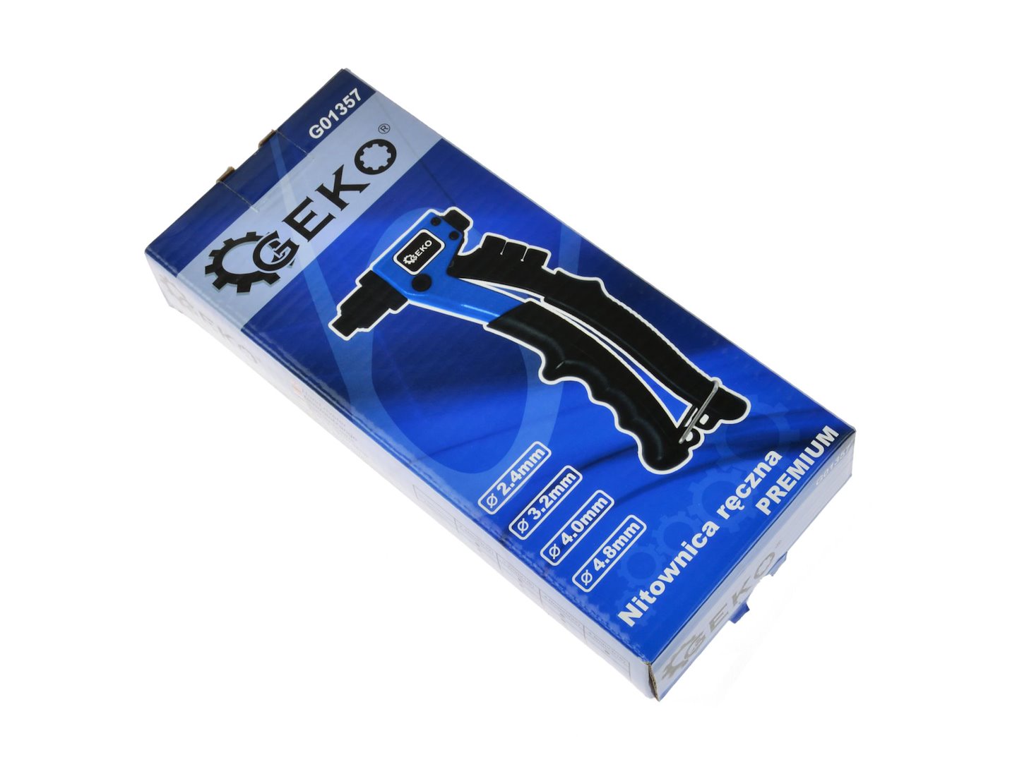 Професионални клещи за занитване PREMIUM 2,4-4,8 мм GEKO