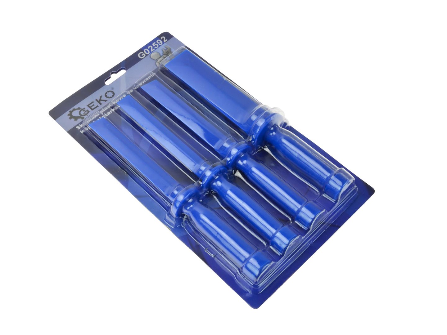 Kомплект стъргалки за отстраняване на противотежести от колела, 4 броя - GEKO